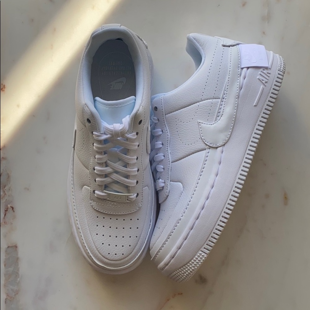New Nike Air Force 1 jester xx triple white shoes - Picture 6 of 8